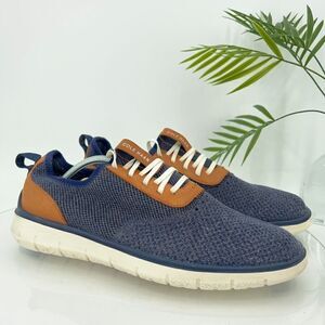 Cole Haan Generation Zerøgrand Sneakers Shoes Mens 13  Blue Knit Lace Up Casual
